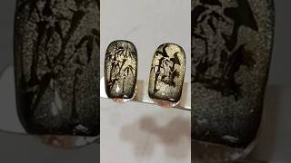 Bamboo in the moonlight nails nailart diy nailaddict nailinspro nailtech naildiy [upl. by Eemiaj]