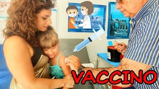 Aurora FA IL VACCINO  VLOG capitandadeaurora vlog videoperbambini videodifamiglia [upl. by Higinbotham]