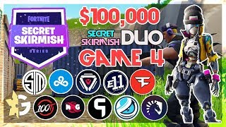 100000 🥊Secret Skirmish Duos🥊 Game 4 Viewing Party Fortnite [upl. by Kirenoj]