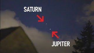 Look for the Great Conjunction of Jupiter amp Saturn NOW [upl. by Uphemia]