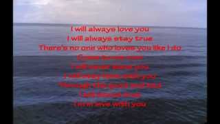 I Will Always Love You with lyrics  Regine Velasques [upl. by Enilesor]