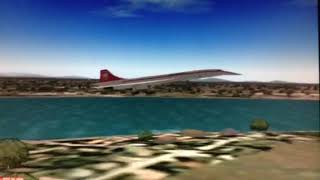 FS9 Concorde Hard Landing at Vancouver [upl. by Esorbma]