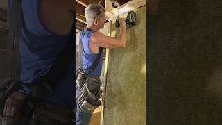 Basement remodeling tip How to install a top plate while working alone part 2 [upl. by Gem]