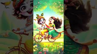 Radhe Krishna 🥰🙏 song hindisong love music youtubeshorts [upl. by Ahsitaf]