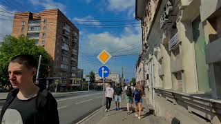 Nizhny Novgorod City Russia 4K walking tour  0253 PM June 17 2024  4k 60fps [upl. by Ellenohs]