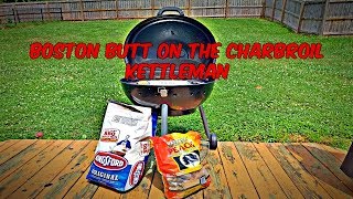 Pulled Pork on the CharBroil Kettleman [upl. by Islehc]