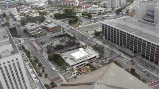 KPCCs John Rabe Atop LA City Hall Tower Finally [upl. by Ecirtram]