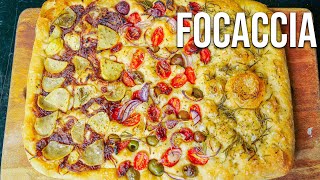 How to Make FOCACCIA BREAD Like an Award Winning Pizza Chef [upl. by Swerdna]