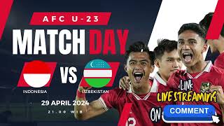 LINK LIVE STREAMING SEMIFINAL AFC U23 2024  INDONESIA VS UZBEKISTAN LINK DI DESKRIPSI [upl. by Aratnahs412]