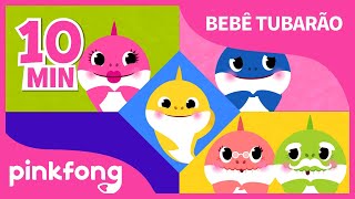 Melhores Músicas do Bebê Tubarão  Cante junto com o Bebê Tubarão  Pinkfong Canções para Crianças [upl. by Eneryc]