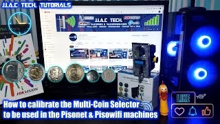 How to calibrate the MultiCoin Selector to be used in the Pisonet and Pisowifi machines [upl. by Dnomra]