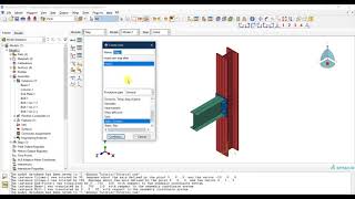 11 ABAQUS Tutorial Defining a static analysis step [upl. by Irahc]