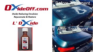 Treating Oxidized 1995 Subaru Impreza with OxideOff emulsion [upl. by Iduj]