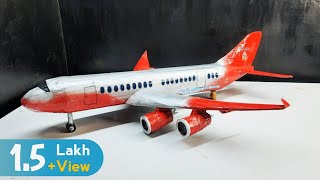 How to Make Airplane From Cardboard  Airplane Cardboard Model cardboardcraft [upl. by Zednanref220]