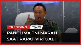 Rekaman Video Panglima TNI Marah Lihat Saya Tidak Usah Lihat Handphone [upl. by Adnohryt]