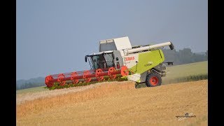 CLAAS lexion760 et deux joskin 3 essieux à la moisson [upl. by Osgood844]