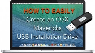 Create an OSX Mavericks USB Installation Drive [upl. by Hamlani]