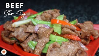 BEEF STIR FRY with Bell Pepper Recipe [upl. by Yrellam]