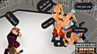 Cage match 6 Men Tag Team Elimination Brock Lesnar Killed them all  Wrestling Empire Gameplay [upl. by Aenahs]