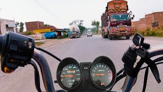 Speed Test Bike vlog Moto vlogging Top speed Moto king Muhammad Farhan [upl. by Airlee]