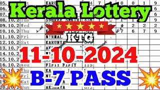 Kerala lottery guessing  11102024  Kerala lottery result [upl. by Anileve]