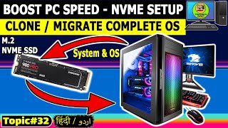 Mastering Speed NVMe Installation amp PC OS Migration  NVME SSD InstallNVMe BoostPCSpeed [upl. by Hilario302]