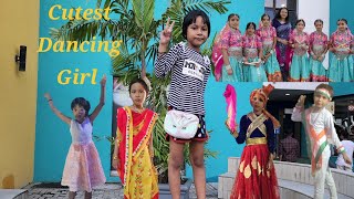 dance  girl  cute  durga  teacher  PORI  PINI  PRANITA [upl. by Eada]