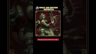 Adepta Sororitas The sister repentia Warhammer40k AdeptaSororitas WarhammerLore lore wh40k [upl. by Zanahs]