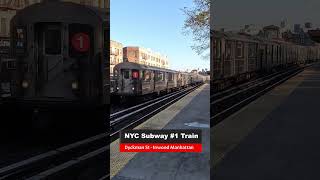 NYC Subway 1train entering Dyckman Street [upl. by Thormora]