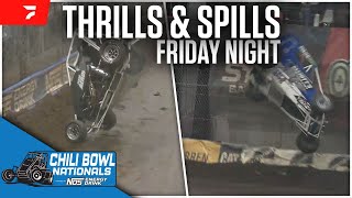 Friday Thrills amp Spills  2024 Chili Bowl Nationals [upl. by Rhys283]