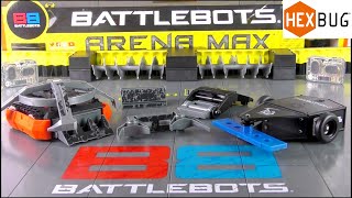 The SUPERSIZE battlebox  Battlebots Hexbug Arena Max Set Review  Votesaxon07 [upl. by Suoicserp]