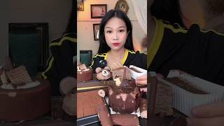 Raw Chocolate Galore 🍫🍫P1 mukbang chocolate asmreating dessertcake [upl. by Pavlish]