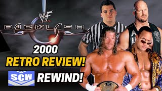 WWE Backlash 2000 Retro Review The Rock With Stone Cold vs Triple H amp McMahons BEST Backlash EVER [upl. by Strawn852]