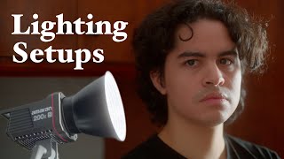 Film lighting setups using only the Aputure Amaran 200x S [upl. by Ailecara610]