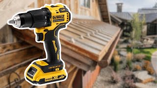 Best compact hammer drill  Dewalt DCD709 18v Compact Hammer Drill Driver [upl. by Mahan182]