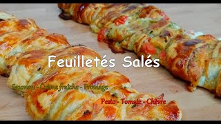 Recette de feuilletés salés RAPIDE ET FACILE [upl. by Primrose]