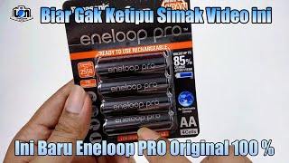 Baterai isi ulang Eneloop PRO AA Original tahun 2022 Test and Review [upl. by Anitsuga]