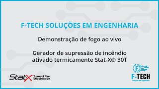 FTECH Soluções em Engenharia on StatX fire suppression [upl. by Etselec123]