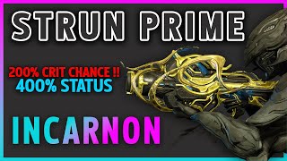 Strun Prime Incarnon  Warframe  Belmodz  4K  ไทย [upl. by Loredo]