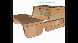 DIY Instructions for Kids Bench Step Stoolwmv [upl. by Avril501]