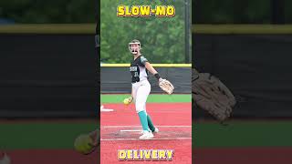 ⚡🥎Magical Pitch SlowMo Mastery in Fastpitch Softball shorts [upl. by Nepets701]