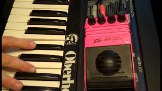 Peavey DSC4 Chorus Pedal Demo w A Synthesizer 2 [upl. by Pedersen]