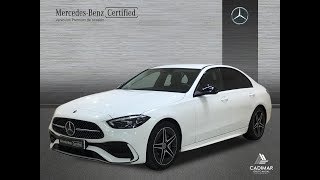 MERCEDESBENZ CLASE C 220D BLANCO POLAR 9GTRONIC AMG LINE P ADVANCED P NIGHT [upl. by Welles242]