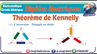 Théorème de Kennelly Conversion Triangle en étoile [upl. by Boucher]