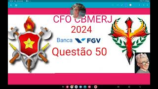 CFO CBMERJ 2024 questão 50 A figura a seguir mostra o triângulo equilátero ABC um ponto M do lado [upl. by Silecara]