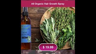 All Organic Hair Growth Spray [upl. by Blane]