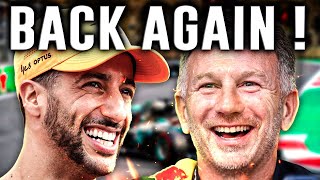 Daniel Ricciardo BOMBSHELL Formula 1 Return EXPOSED [upl. by Fernande]