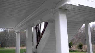 Dry space below undermount deck ceiling system by DecksNJcom [upl. by Catie]