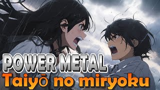 Lagu POWERMETAL Enak didengar  ANIME Taiyō no miryoku SOUNDTRACK [upl. by Fronia]