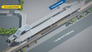 Lougheed Town Centre Station  SkyTrain Platform Change [upl. by Margaretta700]